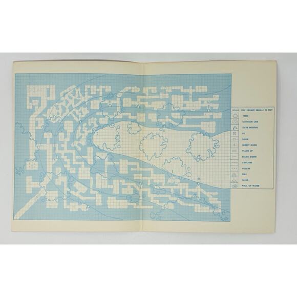 The Keep On The Borderlands 1st Print 1979 TSR Dungeons & Dragon B2 Module 9034 - Picture 2 of 10